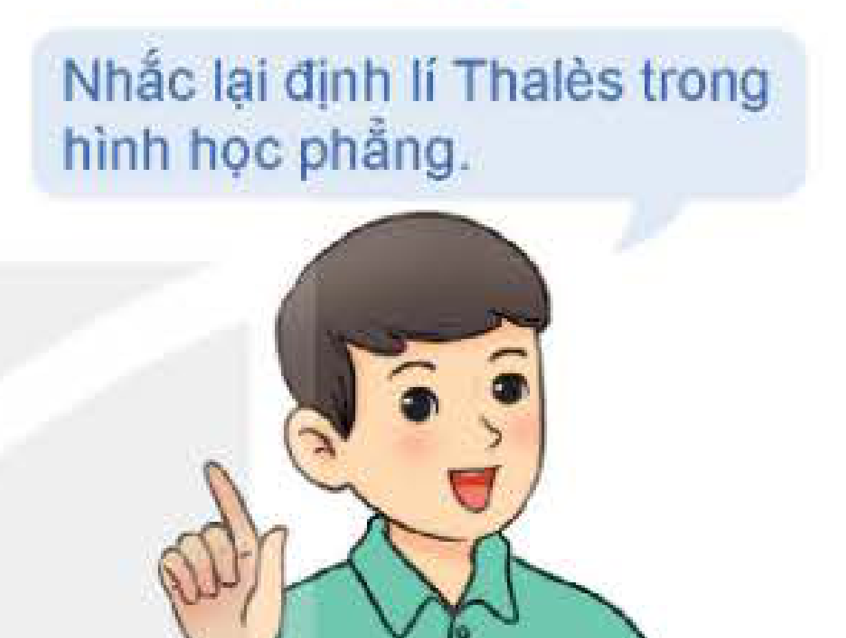 Bạn nam nhắc Thalès