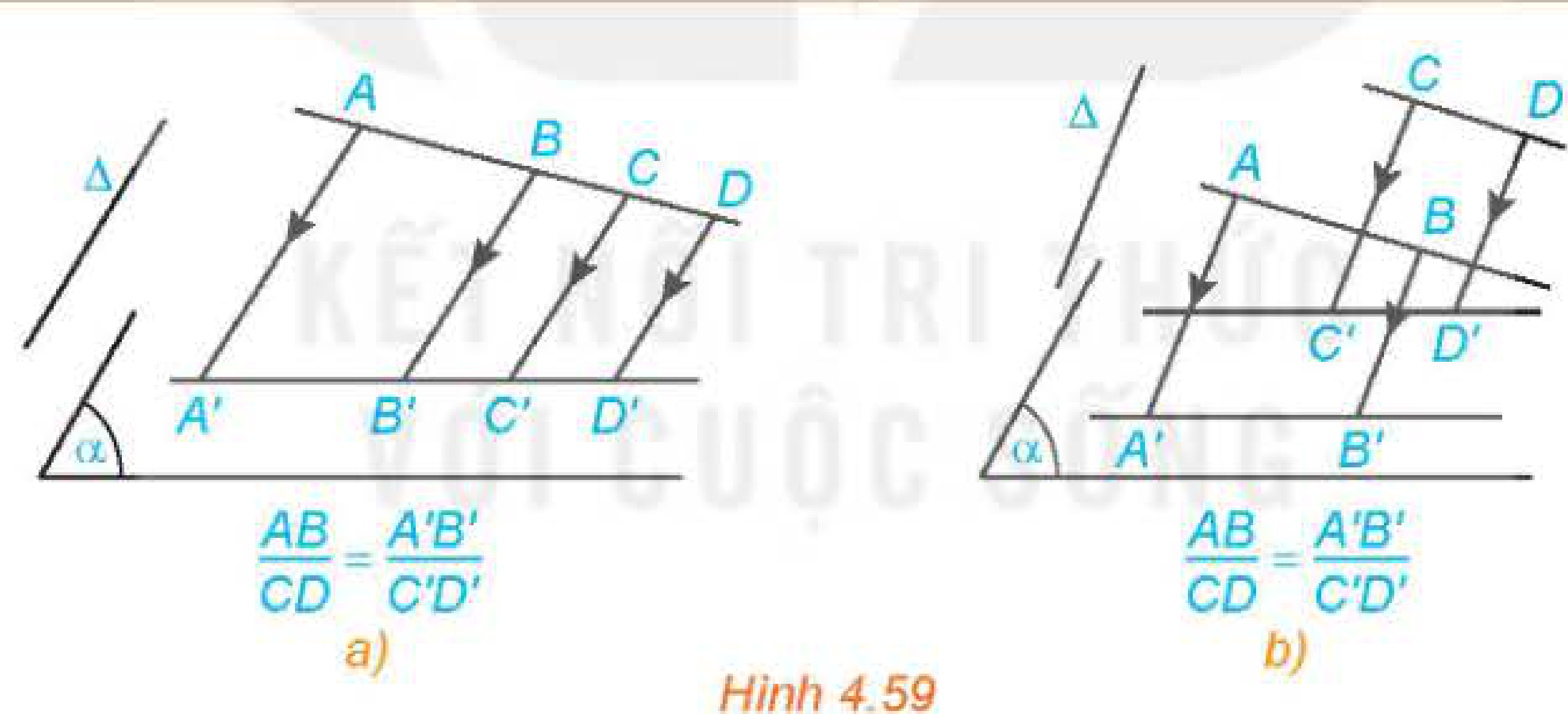Hình 4.59: Tỉ số đoạn thẳng