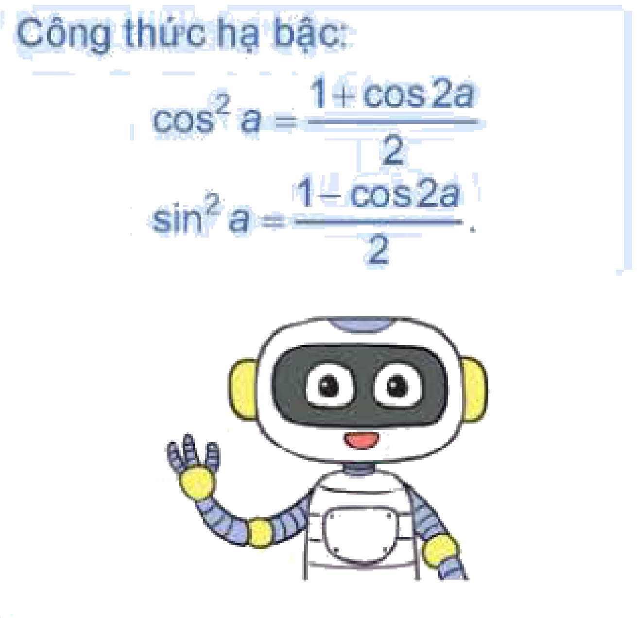 Robot công thức hạ bậc
